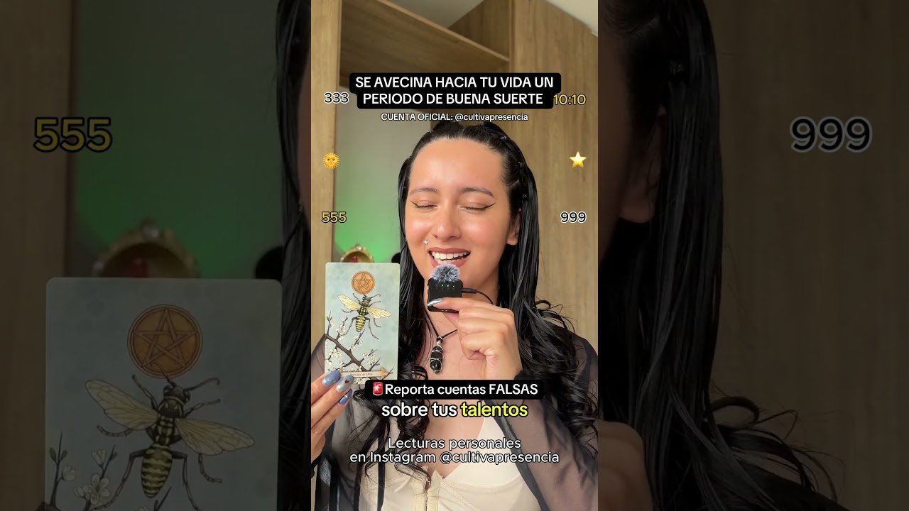 No momento, você está visualizando Buena suerte para ti ⭐️✨💗 #despertarespiritual #tarot #cultivapresencia #GraciasUniverso