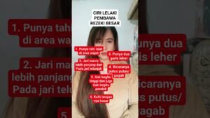 Leia mais sobre o artigo ciri2 lelaki pembawaan rejeki #shots #hiburansegar #info #tarot