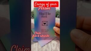 Leia mais sobre o artigo Current energy of your person 💞💞💞💞💞  #tarot #trending #viral #shorts