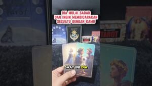 Leia mais sobre o artigo DIA MULAI SADAR DAN INGIN MEMBICARAKAN SESUATU DENGAN KAMU #tarot #tarotreading