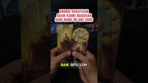 Leia mais sobre o artigo ENERGI KEKAYAAN AKAN KAMU RASAKAN HARI RABU 28 MEI 2025 #tarot #tarotreading
