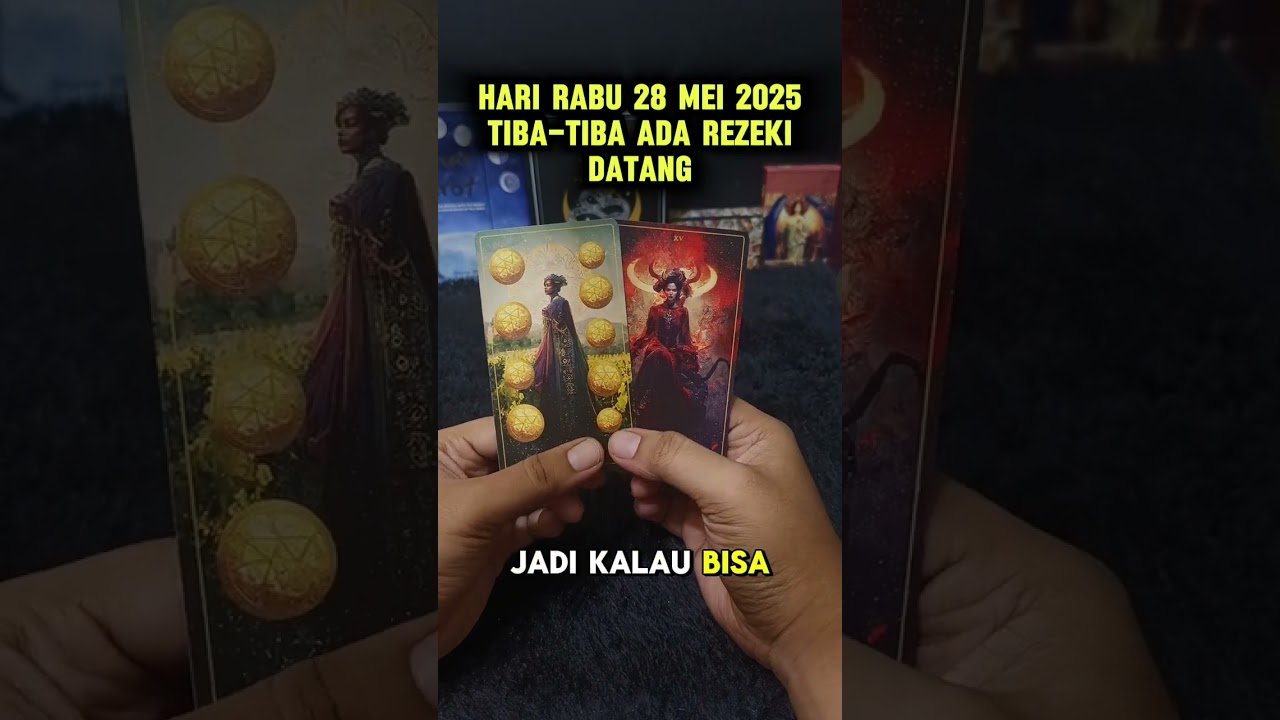 No momento, você está visualizando HARI RABU 28 MEI 2025 TIBA-TIBA ADA REZEKI DATANG #tarot #tarotreading