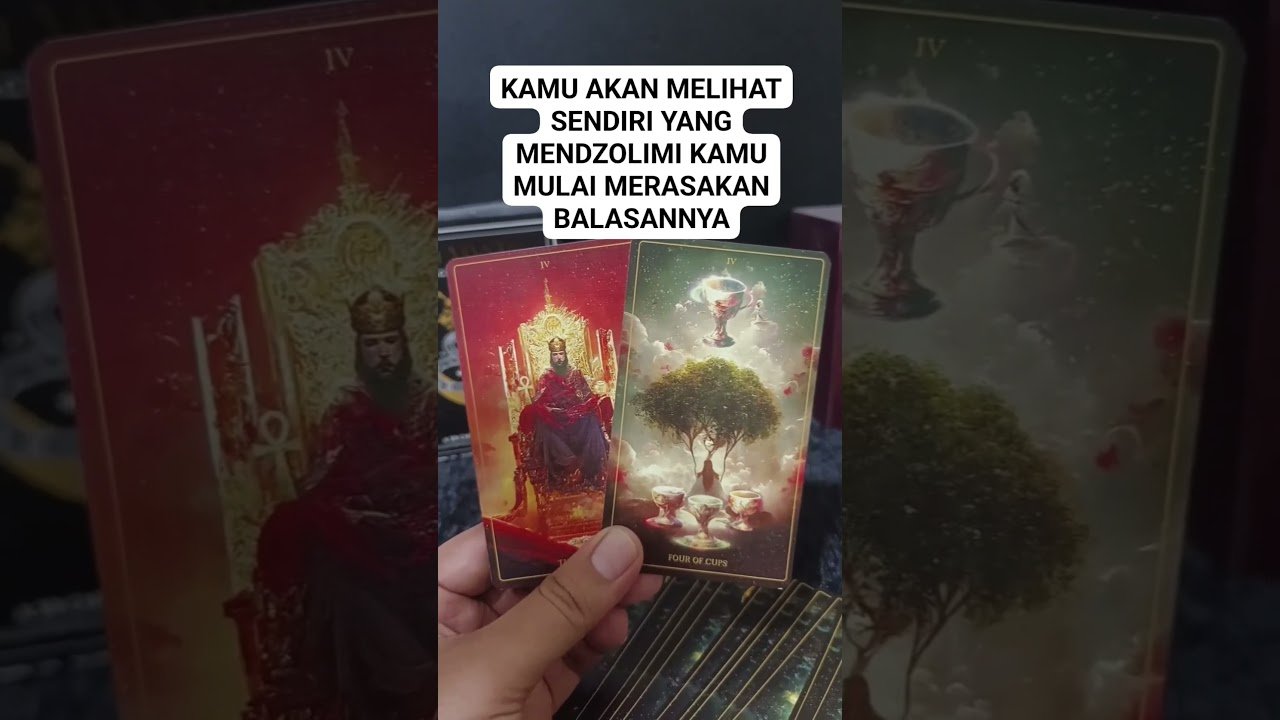 No momento, você está visualizando KAMU AKAN MELIHAT SENDIRI YANG MENDZOLIMI KAMU MULAI MERASAKAN BALASANNYA #tarot #tarotreading