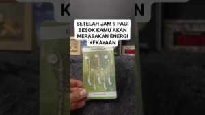 Leia mais sobre o artigo KAMU AKAN MERASAKAN ENERGI KEKAYAAN SETELAH JAM 9 PAGI #tarot #tarotreading