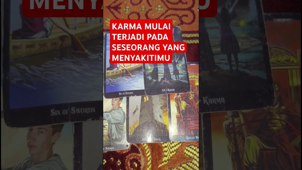 No momento, você está visualizando KARMA MULAI TERJADI PADA SESEORANG YANG MENYAKITIMU #tarot #tarotreading