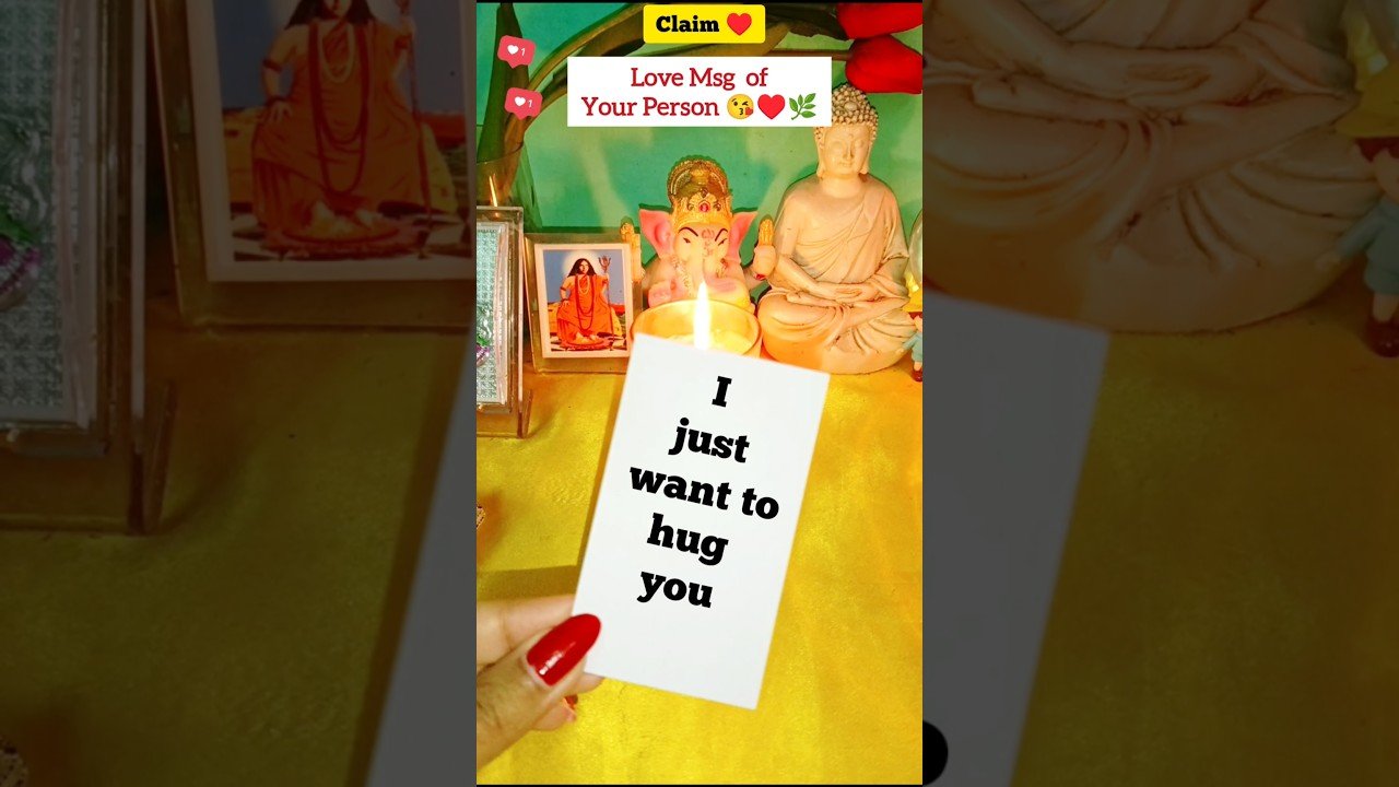 No momento, você está visualizando Love Msg of Ur Person♥️🌿💏 #tarot #tarotreading #love #soulmate #twinflame #dmtodf @Tarot.Speaks