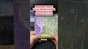 Leia mais sobre o artigo MERINDING BANGET KALAU MELIHAT KARMA SESEORANG YANG MENDZOLIMI KAMU #tarot #tarotreading