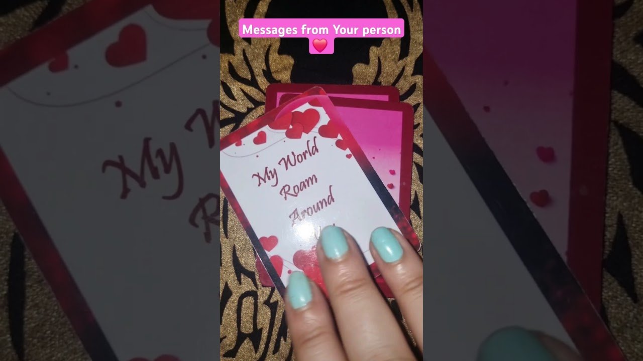 No momento, você está visualizando Messages from Your person #tarot #hinditarot #lovereading #lovetarot