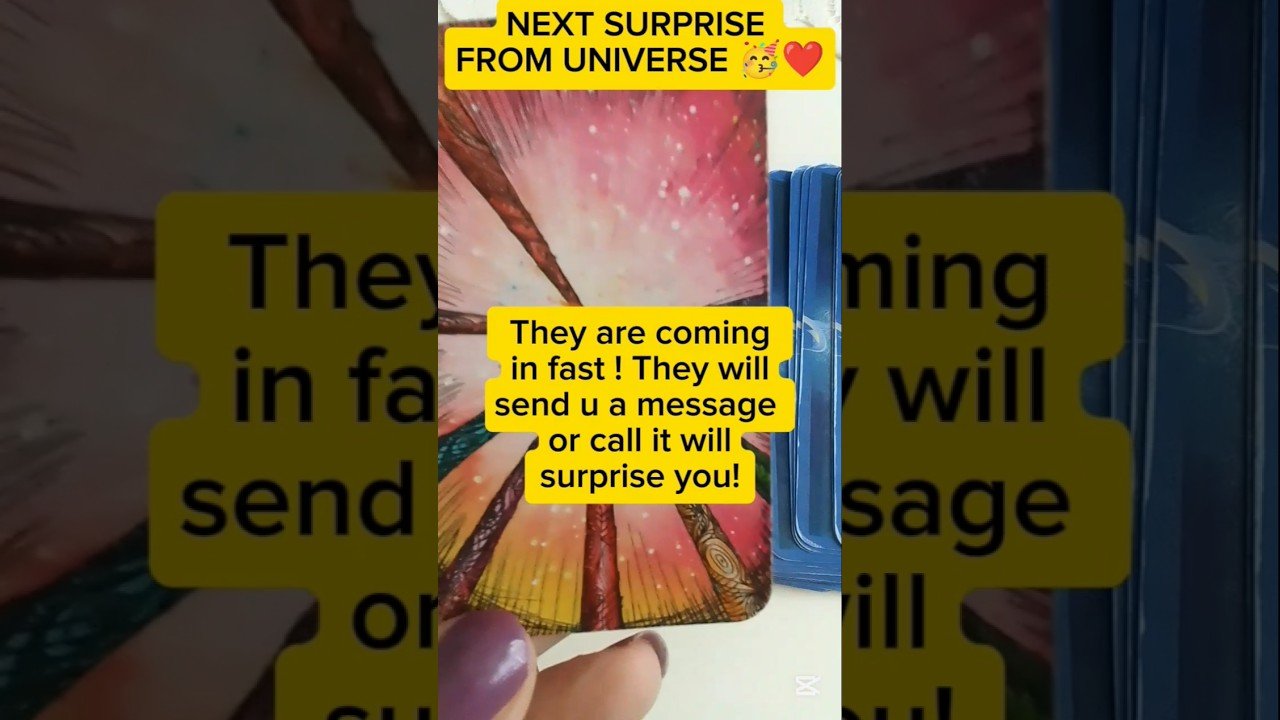 No momento, você está visualizando NEXT SURPRISE FROM UNIVERSE🥳❤️#tarot #love #romance #soulmate #twinflame #shorts #futurespouse