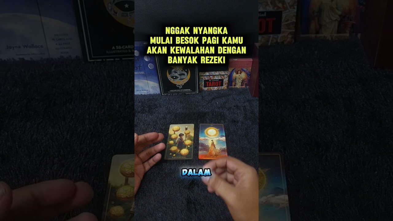 No momento, você está visualizando NGGAK NYANGKA MULAI BESOK PAGI KAMU AKAN KEWALAHAN DENGAN BANYAK REZEKI #tarot #tarotreading