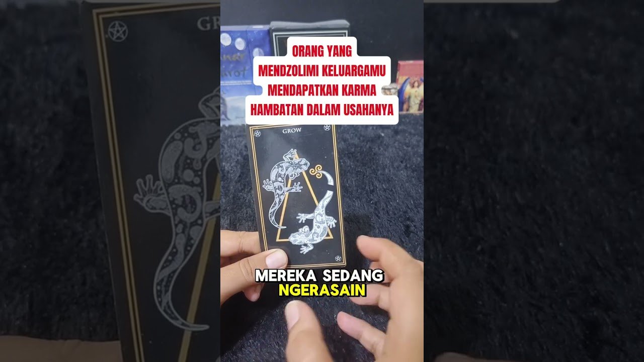 No momento, você está visualizando ORANG YANG MENDZOLIMI KELUARGAMU MENDAPATKAN KARMA HAMBATAN DALAM USAHANYA #tarot #tarotreading