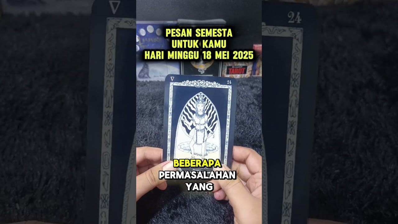 No momento, você está visualizando PESAN SEMESTA UNTUK KAMU HARI MINGGU 18 MEI 2025 #tarot #tarotreading