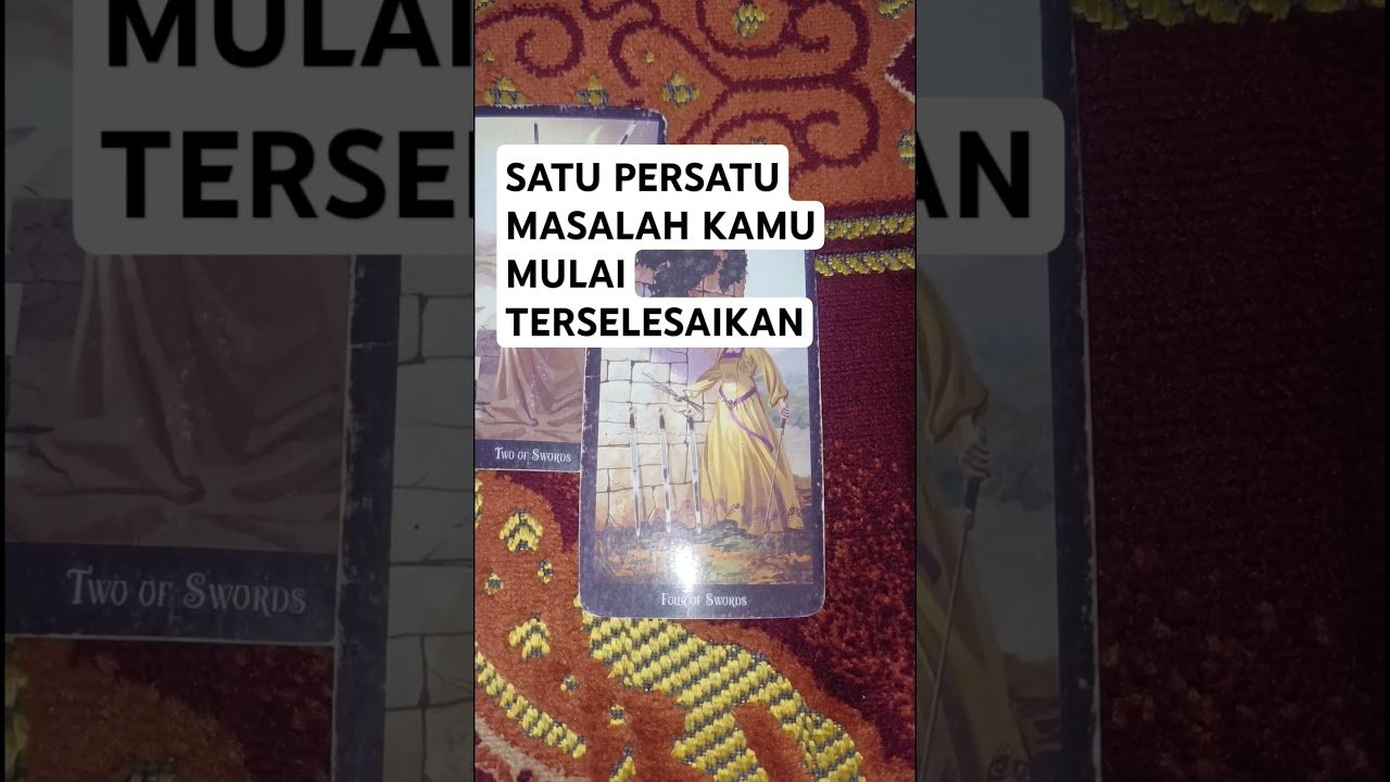 No momento, você está visualizando SATU PERSATU MASALAH KAMU MULAI TERSELESAIKAN #tarot #tarotreading