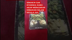 Leia mais sobre o artigo SEMAKIN GAK NYANGKA KAMU AKAN MERASAKAN KEBAIKAN DALAM SEGALA HAL #tarot #tarotreading