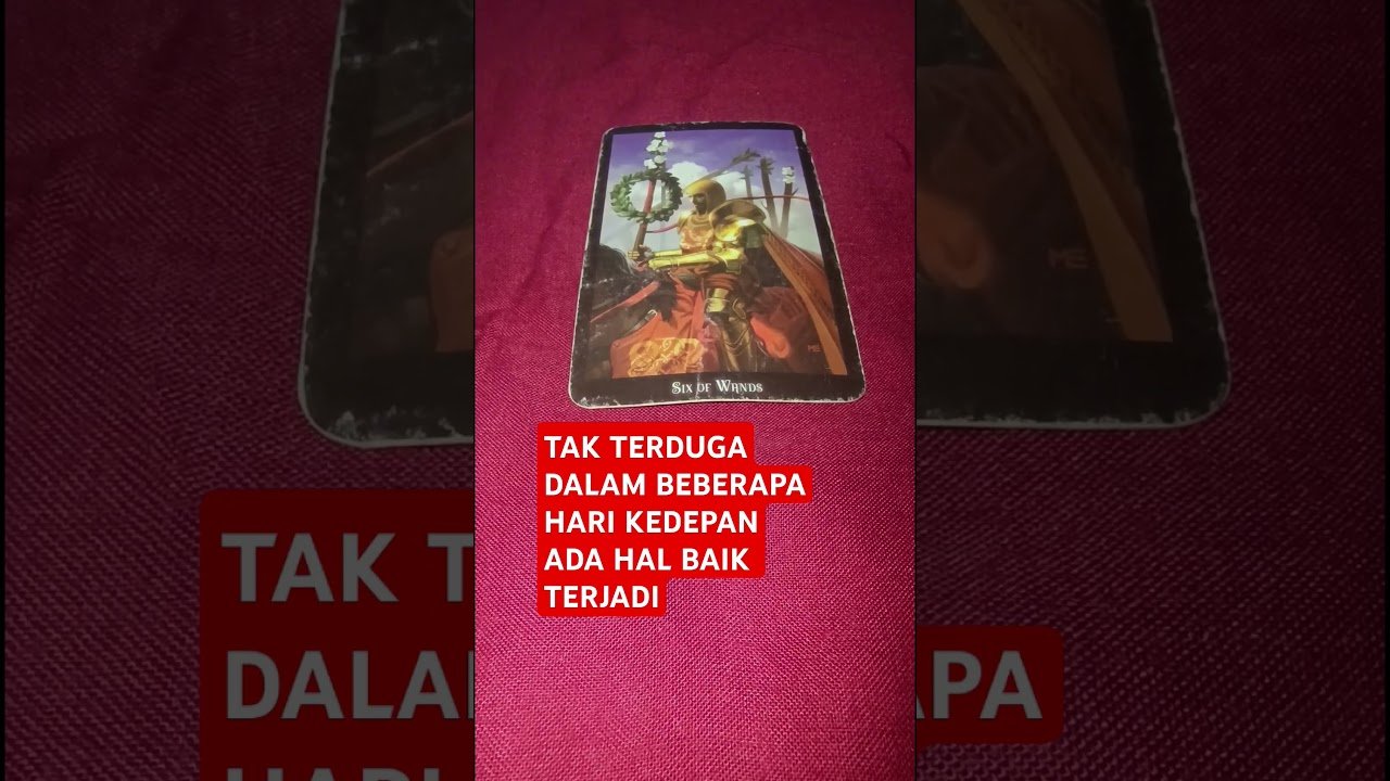 No momento, você está visualizando TAK TERDUGA DALAM BEBERAPA HARI KEDEPAN ADA HAL BAIK TERJADI #tarot #tarotreading