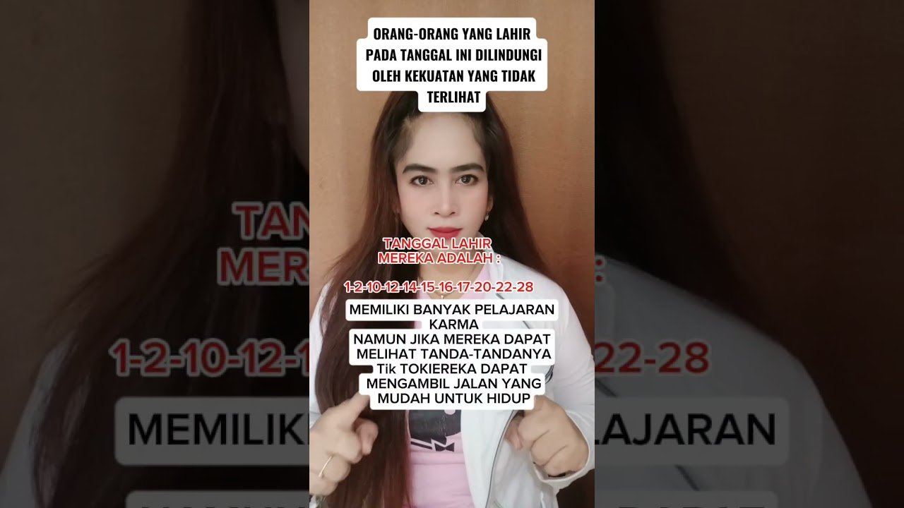 No momento, você está visualizando tanggal lahir yang dilindungi oleh kekuatan tak terlihat #shots #hiburansegar #info #tarot