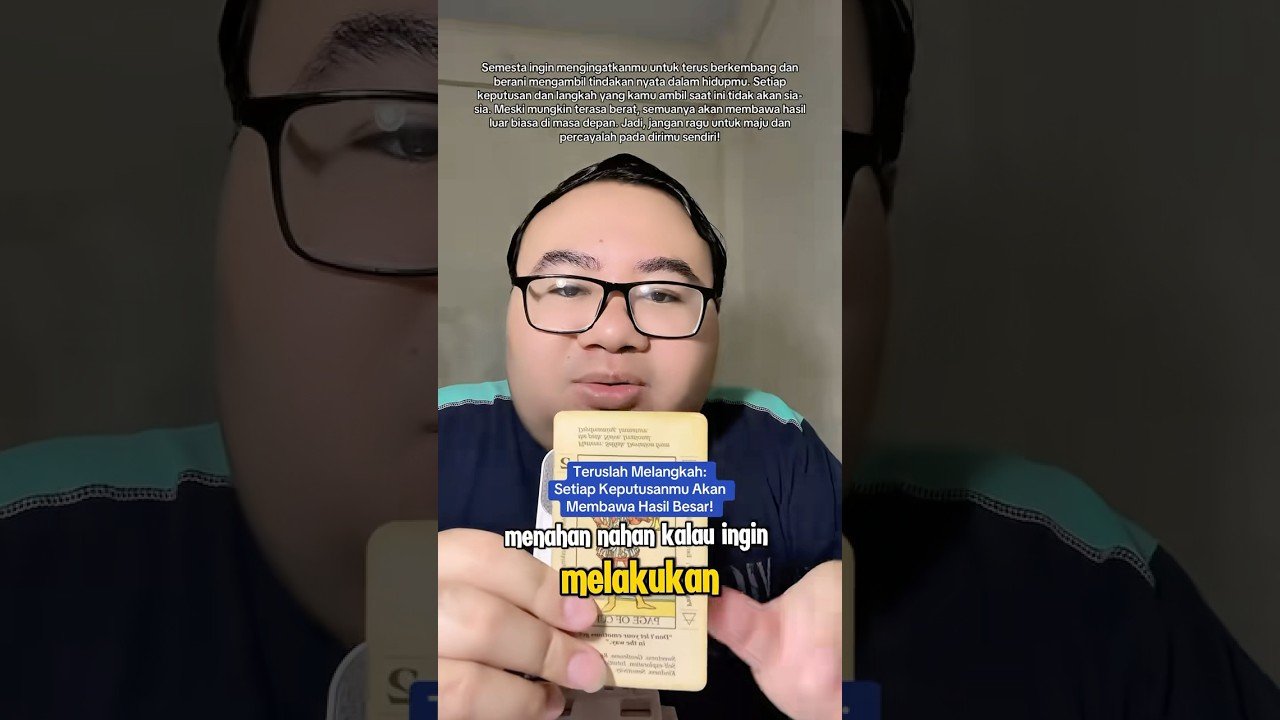 No momento, você está visualizando Teruslah Melangkah: Setiap Keputusanmu Akan Membawa Hasil Besar! #Tarot