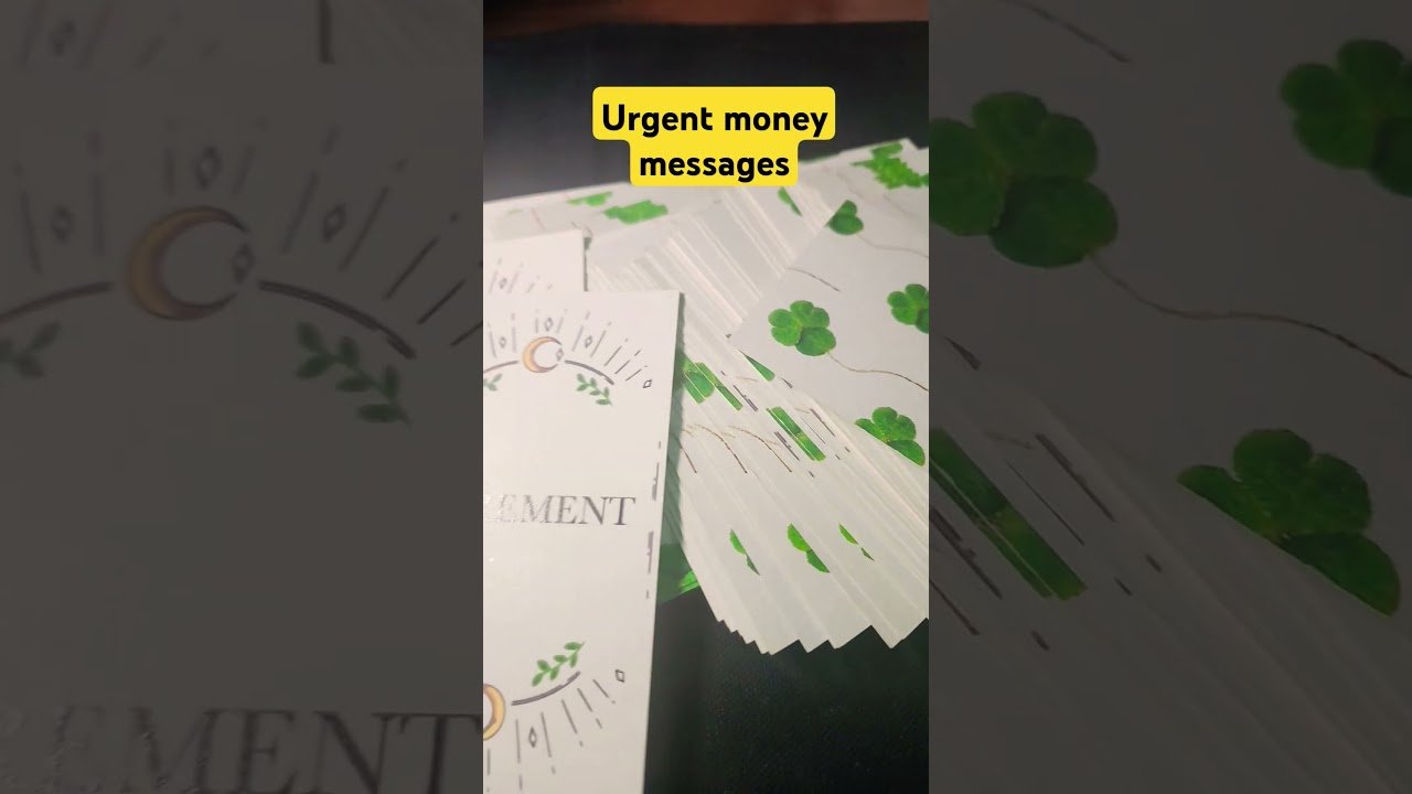 No momento, você está visualizando Urgent money messages 💰 🤑 💸 💲 🪙 #shortvideo #shorts #short #tarot #youtube #viralvideo #tarotreader