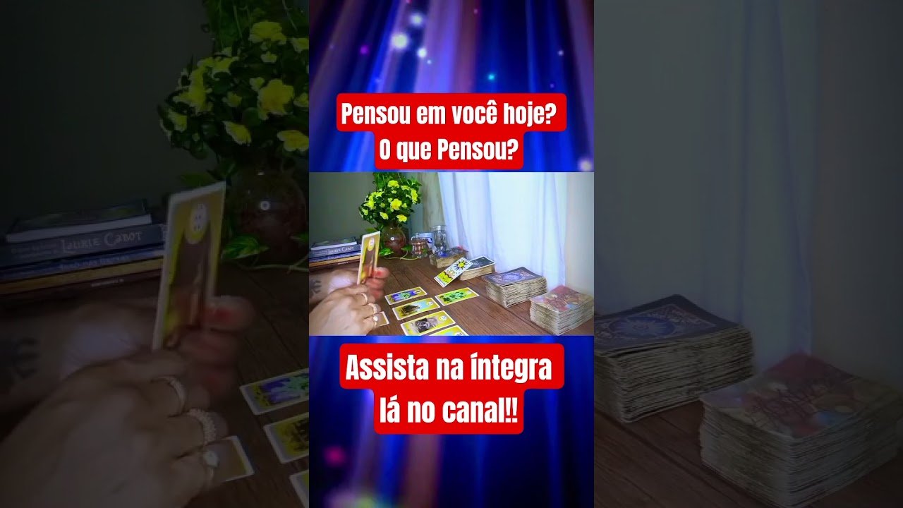No momento, você está visualizando 🔮 Pensou em Você Hoje? O que pensou?#tarot #amor #taro #relacionamento #baralhocigano