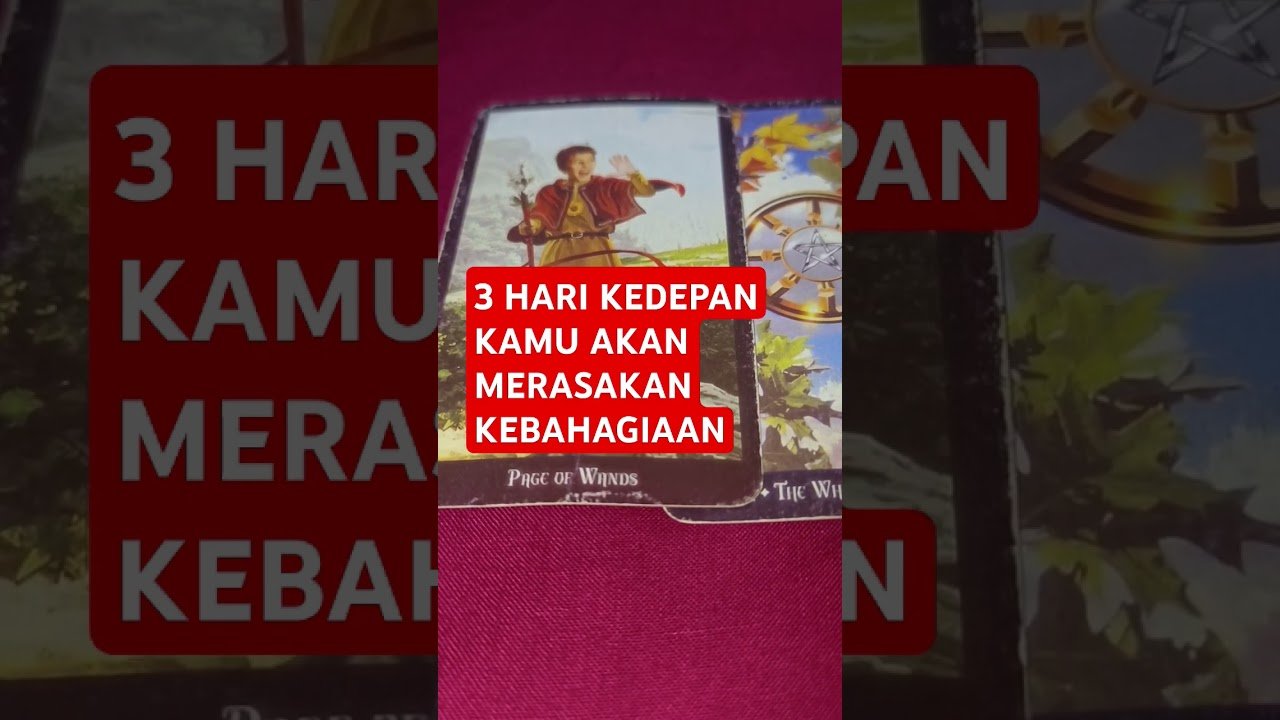 No momento, você está visualizando 3 HARI KEDEPAN KAMU AKAN MERASAKAN KEBAHAGIAAN #tarot #tarotreading