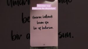 Leia mais sobre o artigo Aklındaki kişi Hakkında Ne Düşünüyor 💞#tarot #astroloji #loves #keşfet