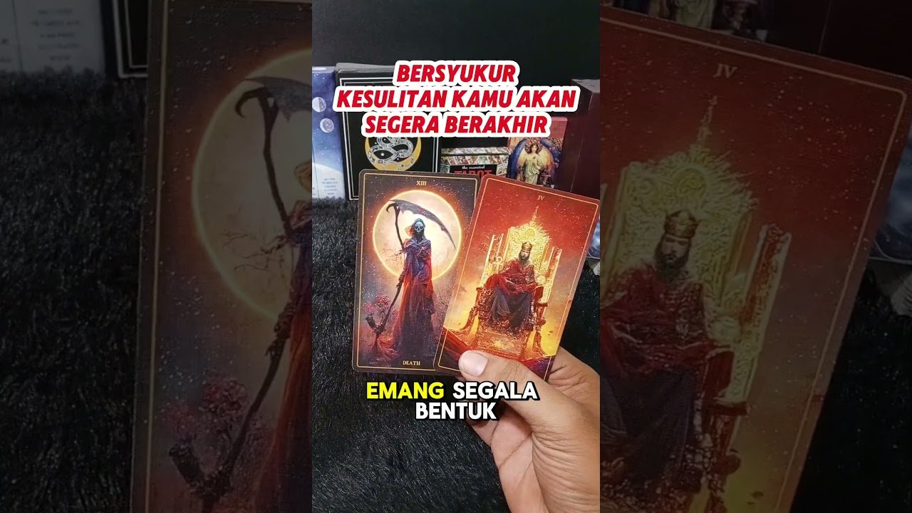 No momento, você está visualizando BERSYUKUR KESULITAN KAMU AKAN SEGERA BERAKHIR #tarot #tarotreading
