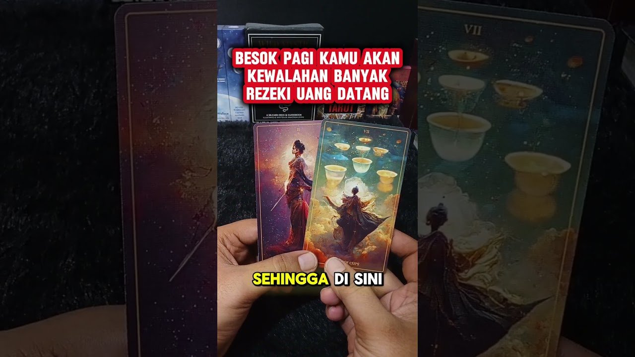 No momento, você está visualizando BESOK PAGI KAMU AKAN KEWALAHAN BANYAK REZEKI UANG DATANG #tarot #tarotreading
