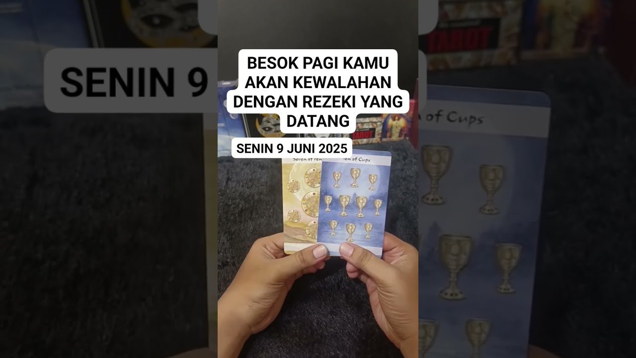 No momento, você está visualizando BESOK PAGI KAMU AKAN KEWALAHAN DENGAN REZEKI YANG DATANG #tarot #tarotreading