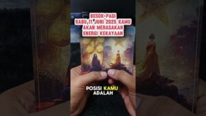 Leia mais sobre o artigo BESOK PAGI RABU 11 JUNI 2025 KAMU AKAN MERASAKAN ENERGI KEKAYAAN #tarot #tarotreading