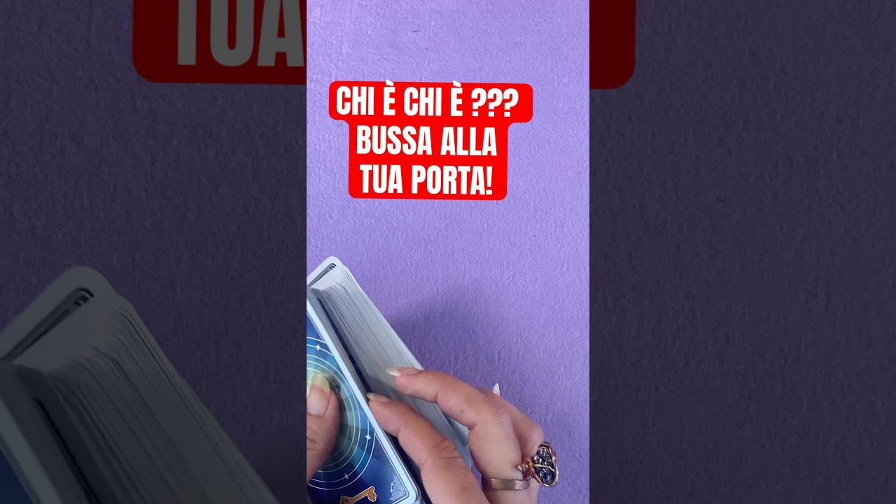 No momento, você está visualizando CHI È ??? BUSSA ALLA TUA PORTA ⭐️ #taromantic #letturatarocchi #tarot