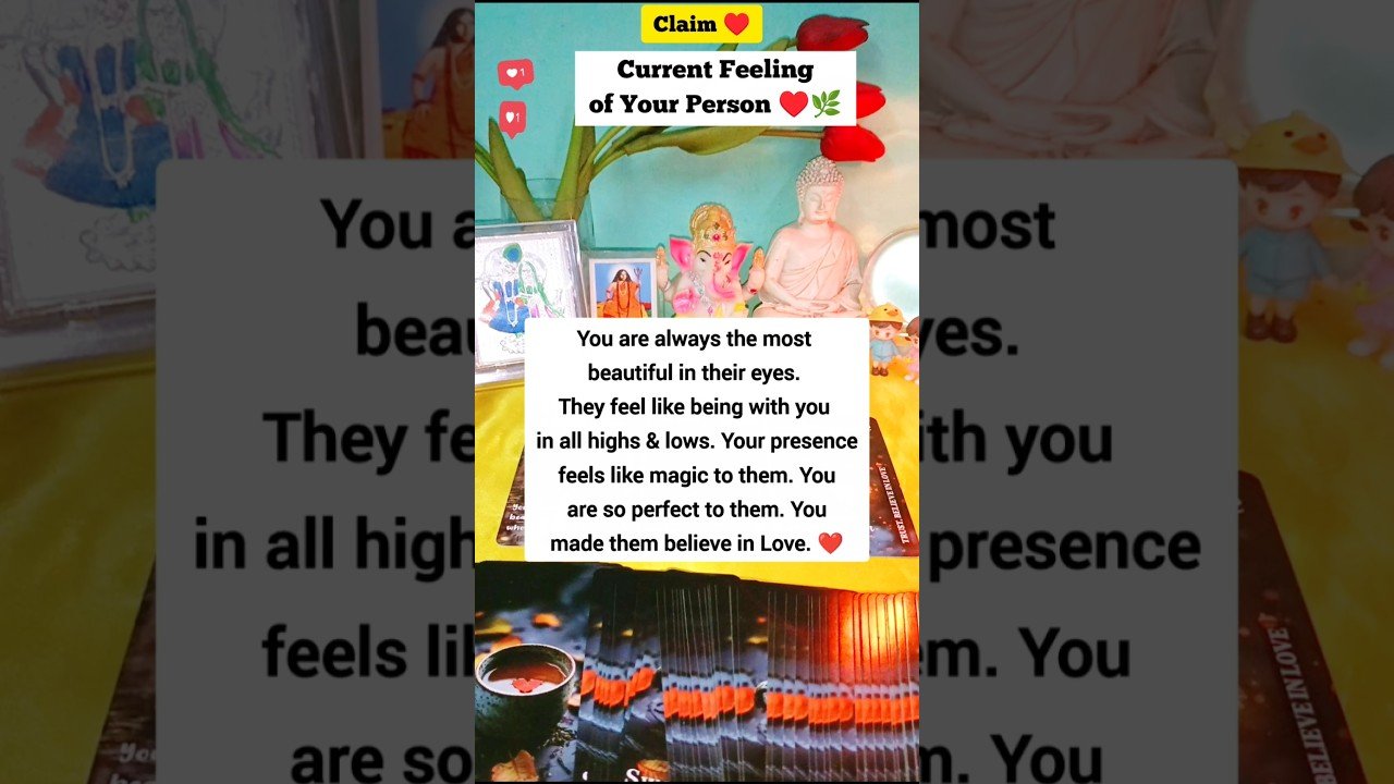 No momento, você está visualizando Current Feeling of Ur Person♥️🌿💏 #tarot #tarotreading #love #soulmate #twinflame  @Tarot.Speaks