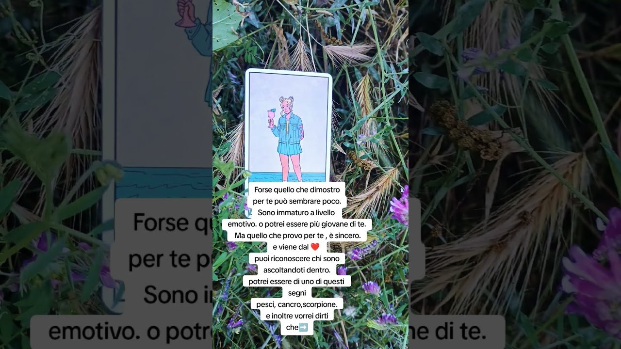 No momento, você está visualizando 🔮 Messaggio quasi personale ❤️ #tarocchi #tarot #amore #tarotreading