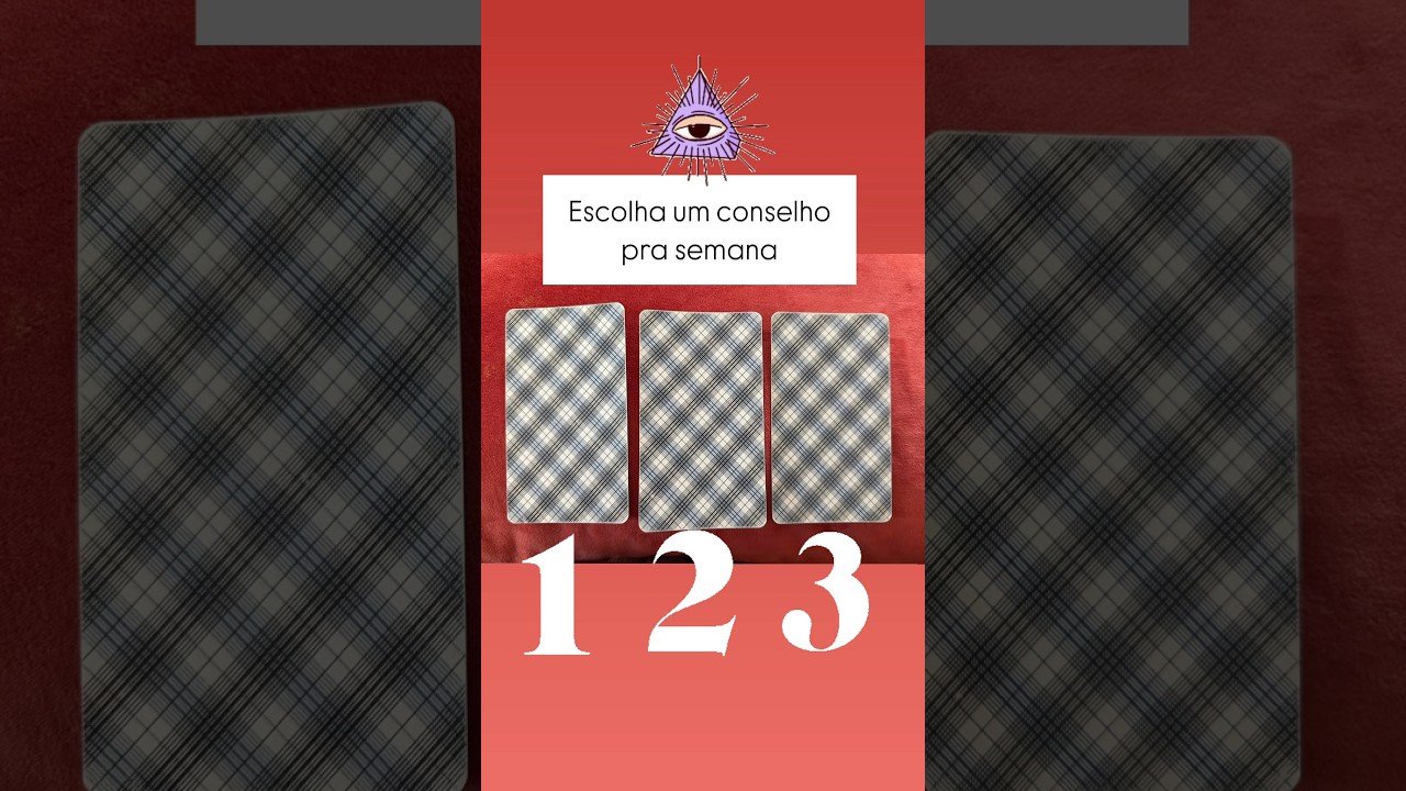 No momento, você está visualizando ESCOLHA SUA CARTA🎴 Conselho pra semana! #tarot #tarotcardreading