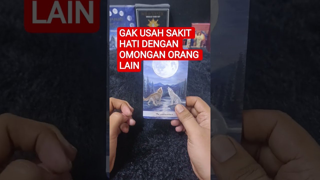 No momento, você está visualizando GAK USAH SAKIT HATI DENGAN OMONGAN ORANG LAIN #tarot #tarotreading