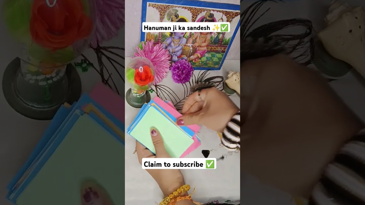 No momento, você está visualizando Hanuman ji ka sandesh 🤗✨#shortsfeed #tarot #viralvideo #trending