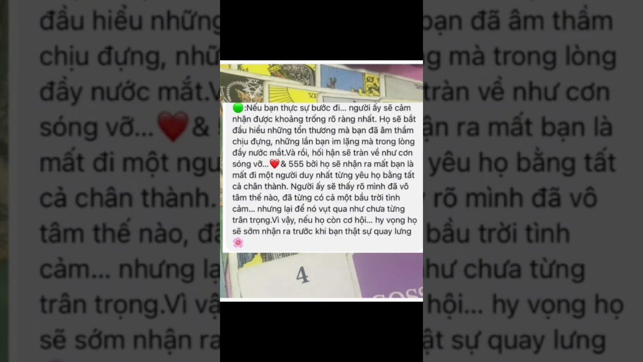 No momento, você está visualizando Họ sẽ hối hận hay buông tay #tuanhung #vannho #tarot #baovan