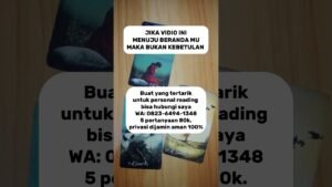 Leia mais sobre o artigo Jika Vidio ini menuju ke beranda mu maka bukan suatu kebetulan #tarot