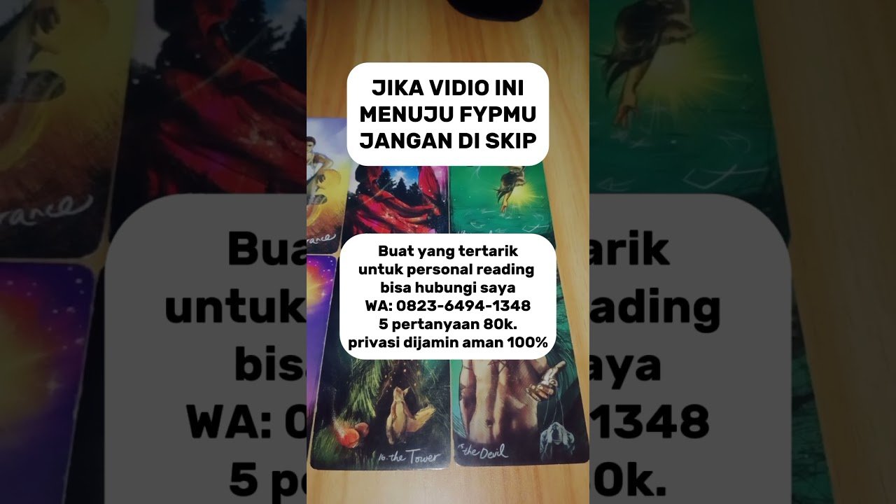 No momento, você está visualizando Jika Vidio ini menuju ke fyp mu Jangan di skip #tarot