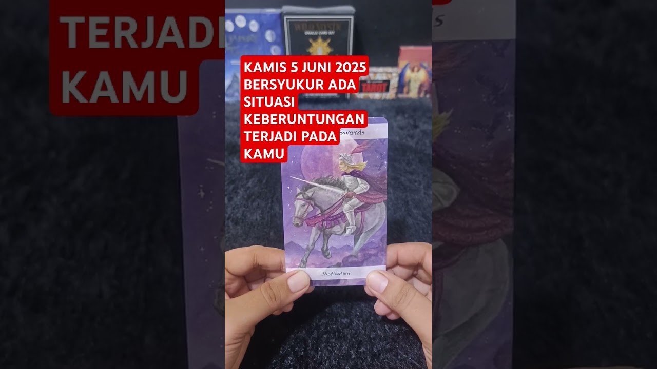 No momento, você está visualizando KAMIS 5 JUNI 2025 BERSYUKUR ADA SITUASI KEBERUNTUNGAN TERJADI PADA KAMU #tarot #tarotreading