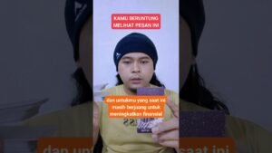 Leia mais sobre o artigo Kamu beruntung melihat pesan ini #tarot