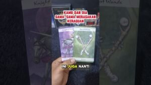 Leia mais sobre o artigo KAMU DAN DIA SAMA-SAMA MERASAKAN KERAGUAN #tarot #tarotreading