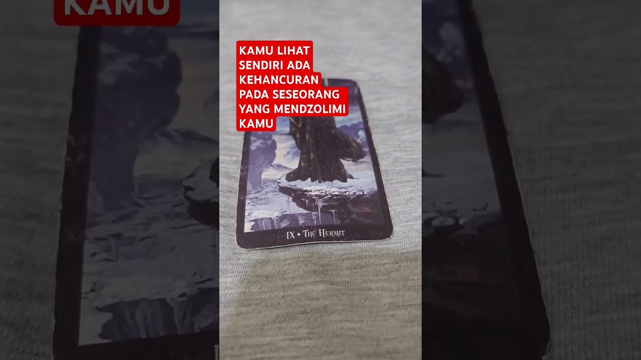 No momento, você está visualizando KAMU LIHAT SENDIRI ADA KEHANCURAN PADA SESEORANG YANG MENDZOLIMI KAMU #tarot #tarortreading