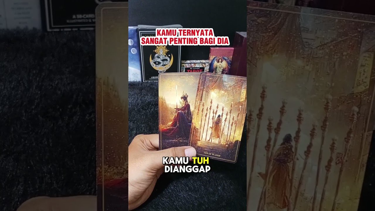 No momento, você está visualizando KAMU TERNYATA SANGAT PENTING BAGI DIA #tarot #tarotreading