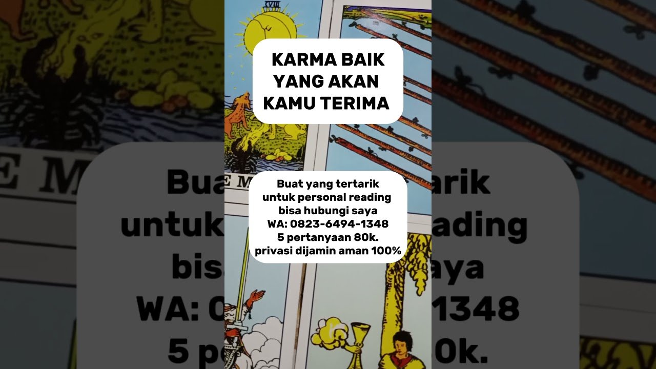 No momento, você está visualizando Karma baik yang akan kamu terima #tarot
