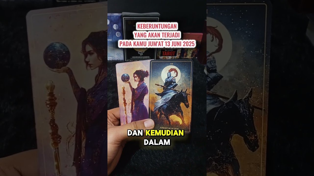 No momento, você está visualizando KEBERUNTUNGAN YANG AKAN TERJADI PADA KAMU JUM’AT 13 JUNI 2025 #tarot #tarotreading