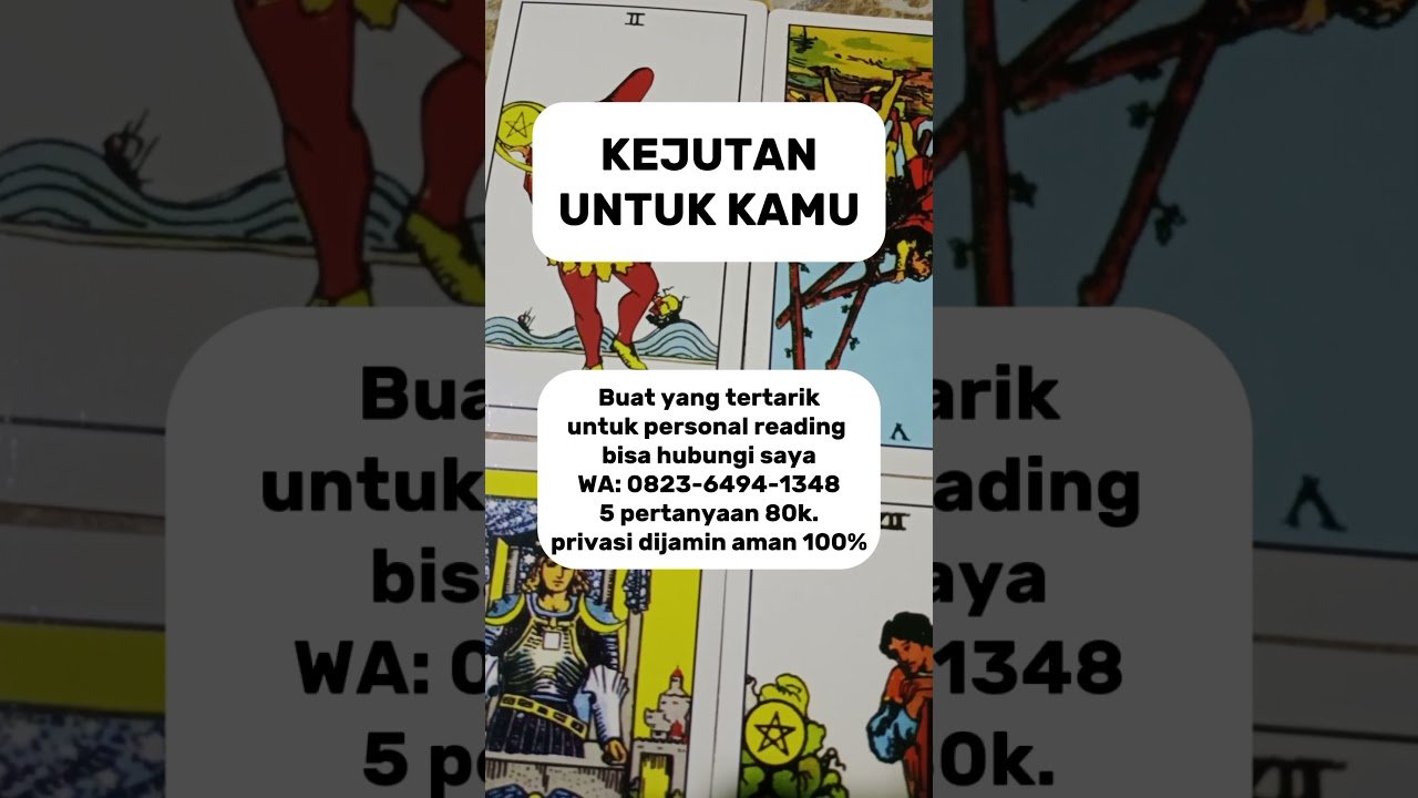 No momento, você está visualizando Kejutan untuk kamu #tarot