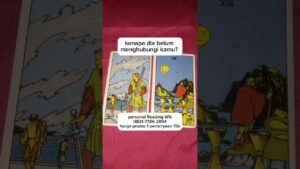 Leia mais sobre o artigo kenapa dia belum menghubungi kamu? #tarot#bacatarot#konsultasi #belajartarot#tarotreading