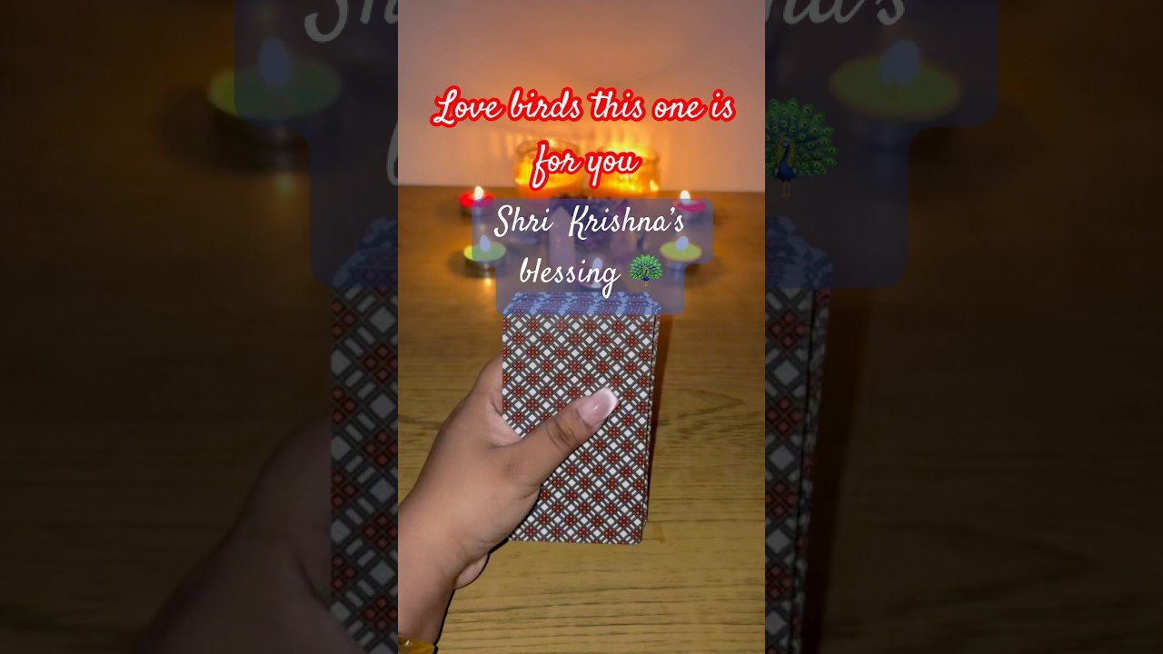 No momento, você está visualizando Krishna’s blessing #krishna #radha #radhakrishna #tarot #tarotreading #love #lovereading #twinflame