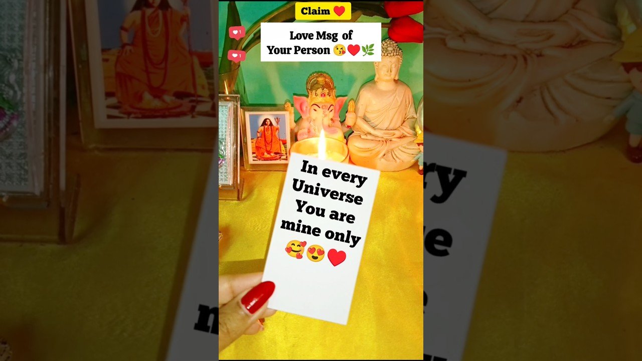 No momento, você está visualizando Love Msg of Ur Person♥️🌿💏 #tarot #tarotreading #love #soulmate #twinflame #dmtodf @Tarot.Speaks