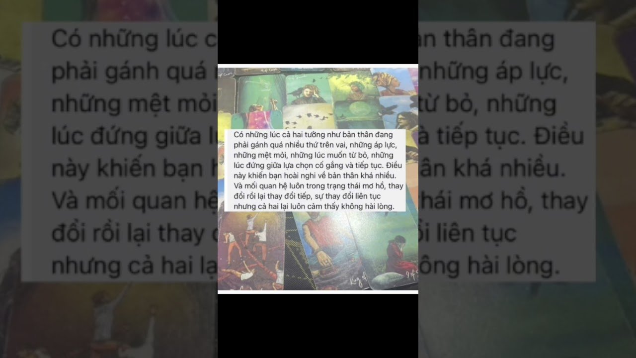 No momento, você está visualizando MQH kết thúc hay chỉ tạm dừng #thongdieptarot #tarot